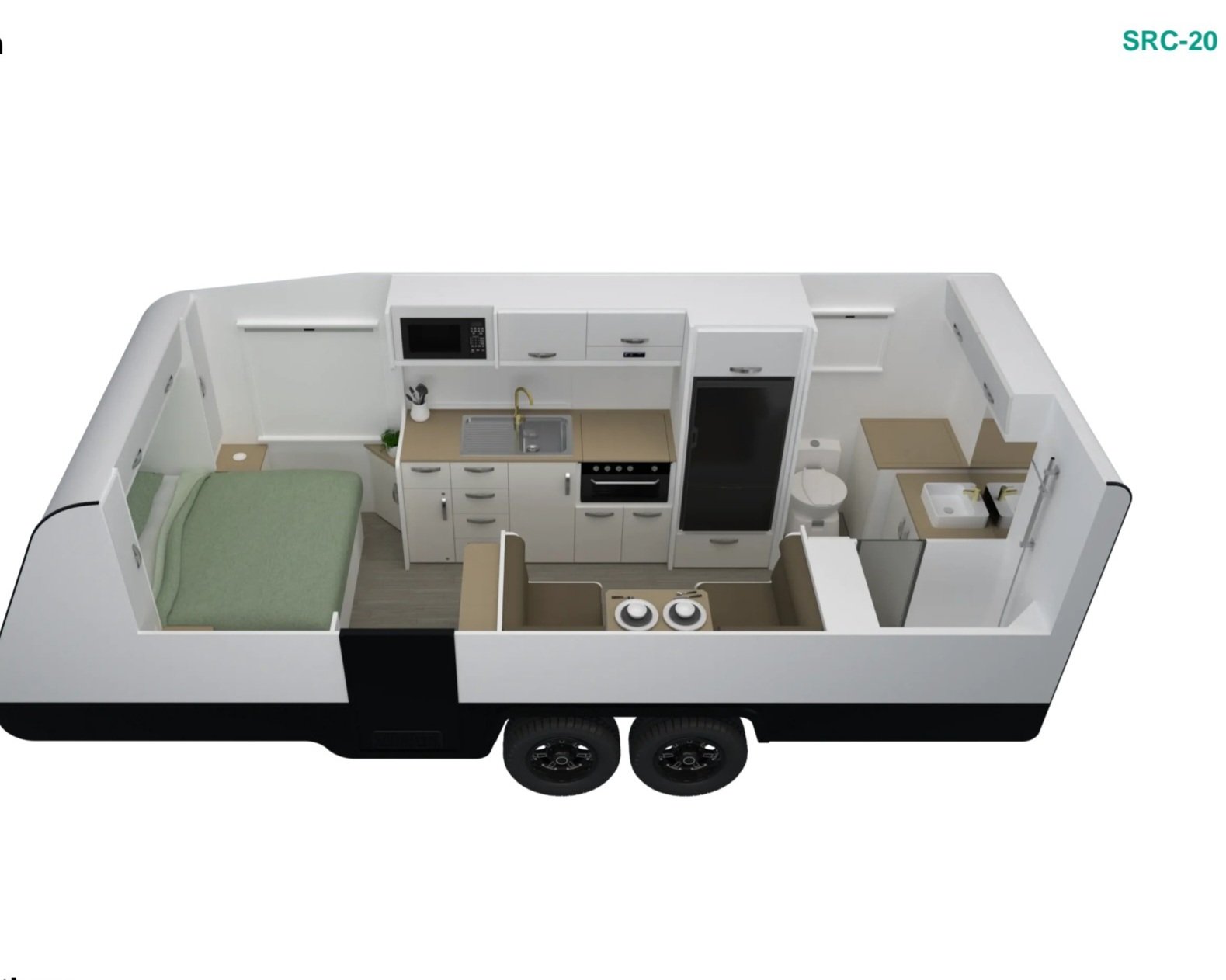 Snowy River Caravans SRC-20 floor plan 1