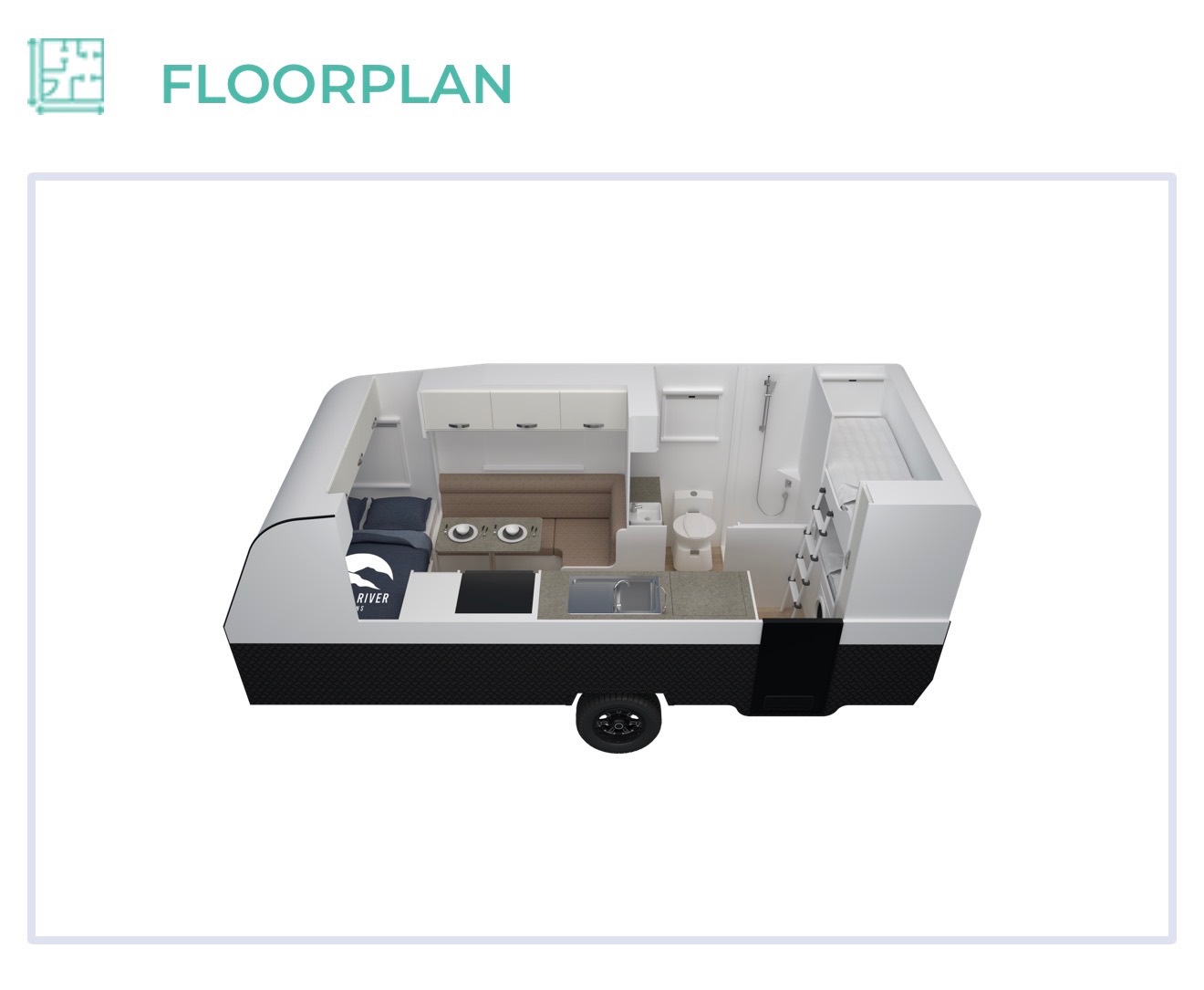 Snowy River Caravans SRT-18F floor plan 1