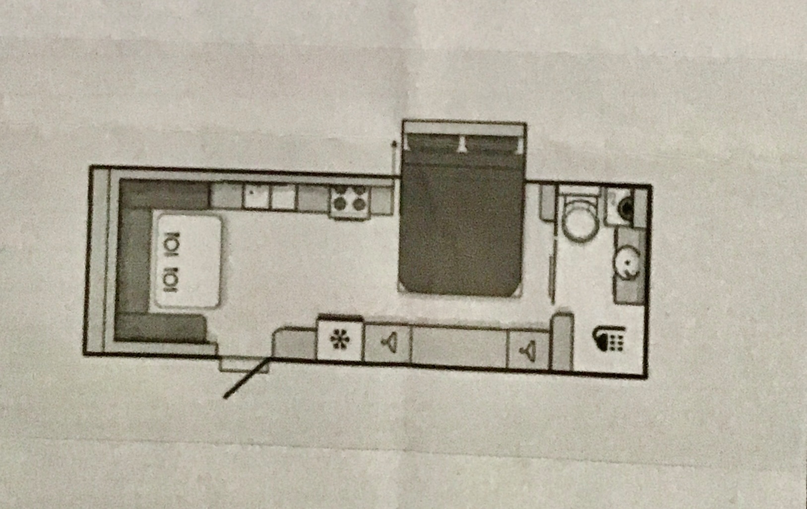 Jayco Journey 21.66.3 floor plan 1