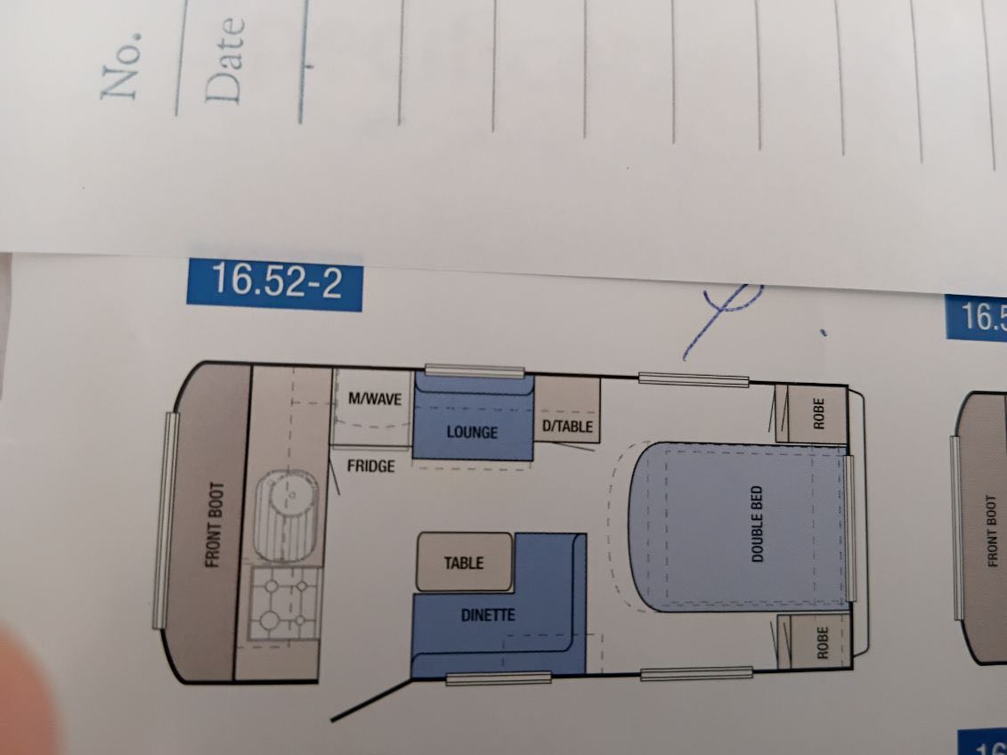 Jayco Discovery 16.52-2 SH floor plan 1