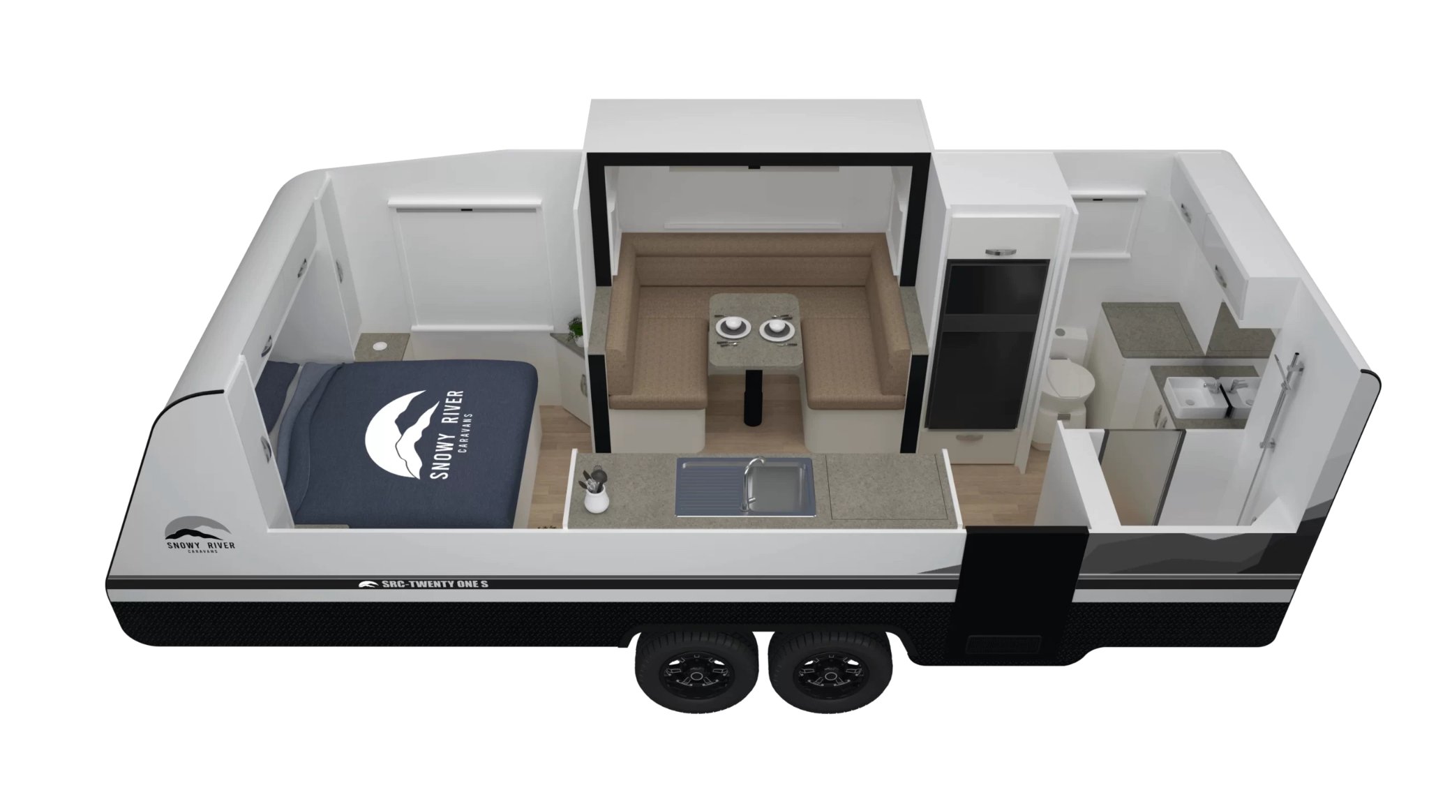 Snowy River Caravans SRC-21S floor plan 1