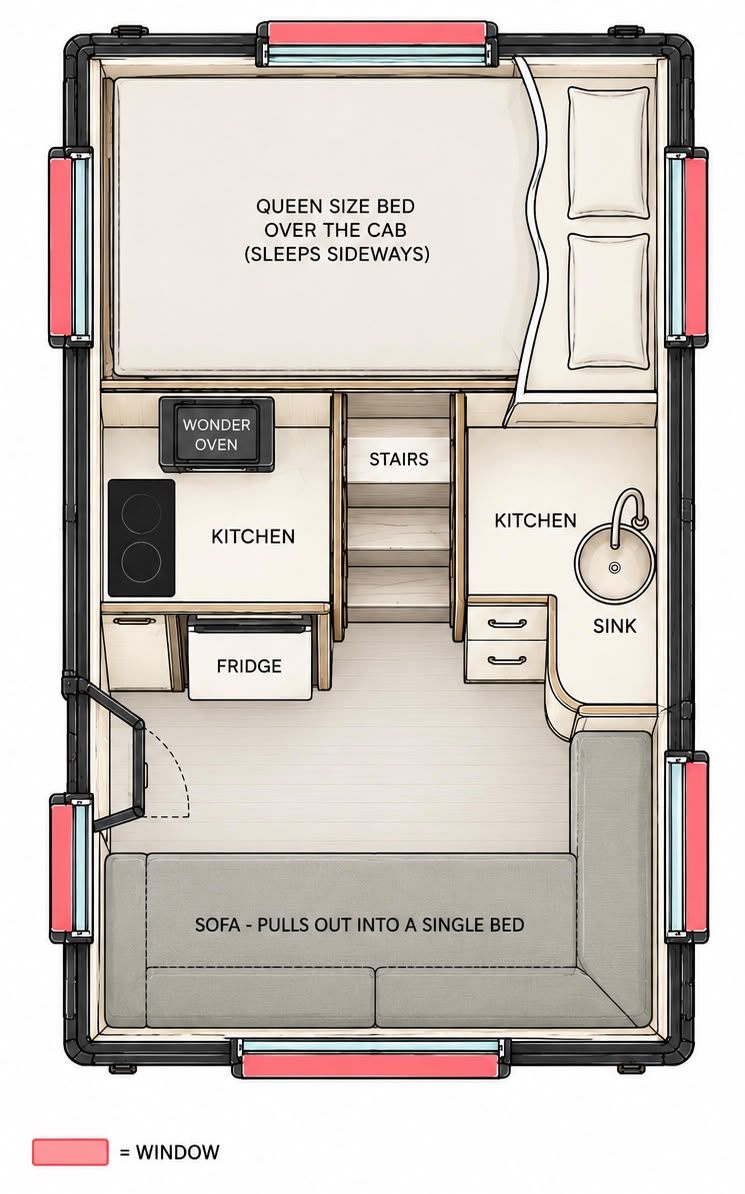 Ford RANGER XL 3.2 (4x4) PX MKII floor plan 1