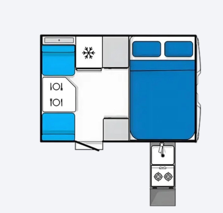 Jayco Wren Touring floor plan 1