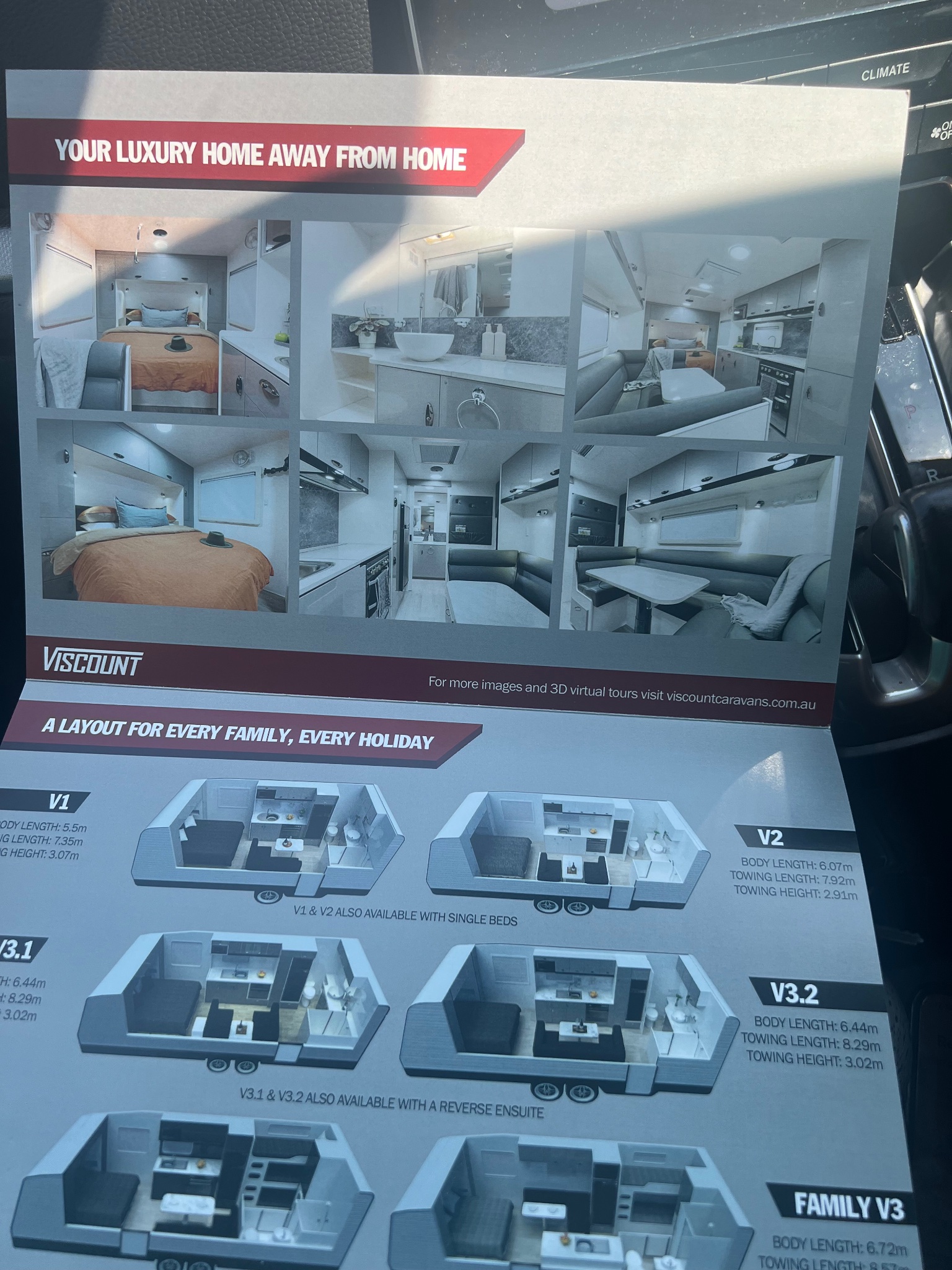 Viscount Caravans V3.2 floor plan 1