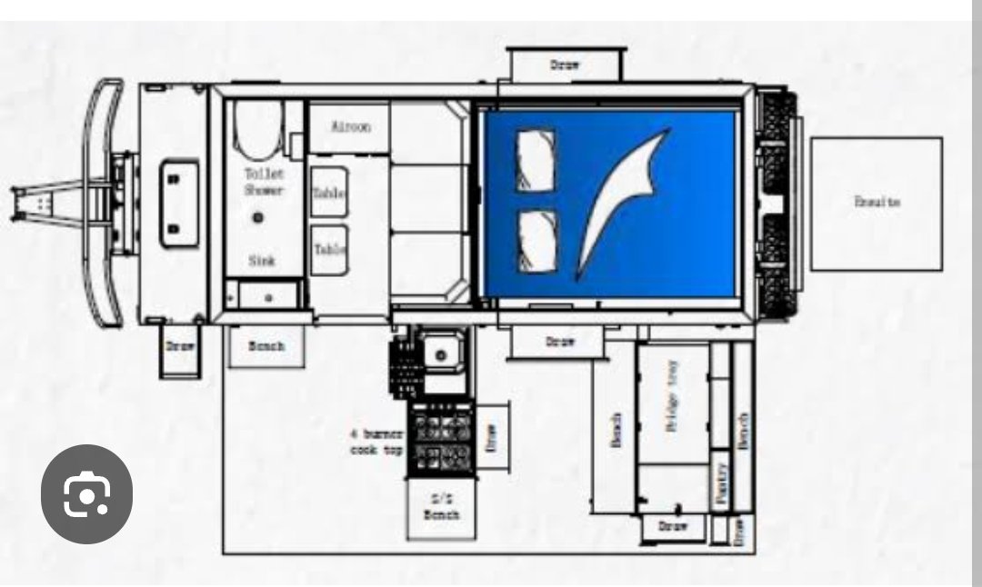 SUV Caravans Navigator TS floor plan 1