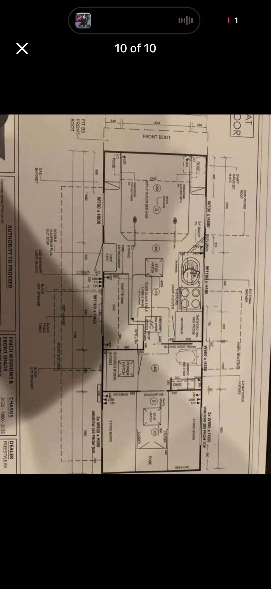 Nova Caravans Family Escape 216-3C floor plan 1