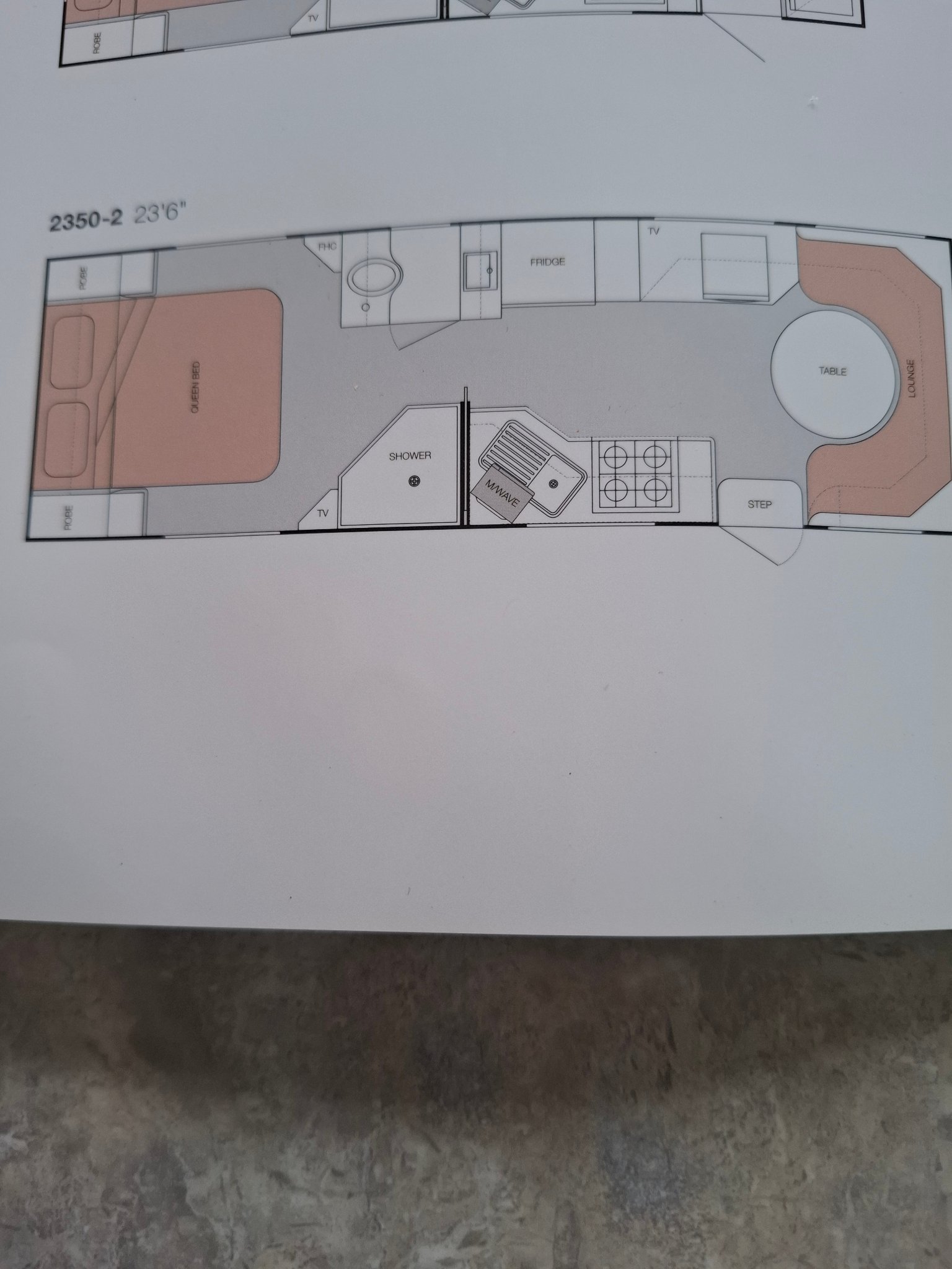 Traveller Caravans Prodigy floor plan 1