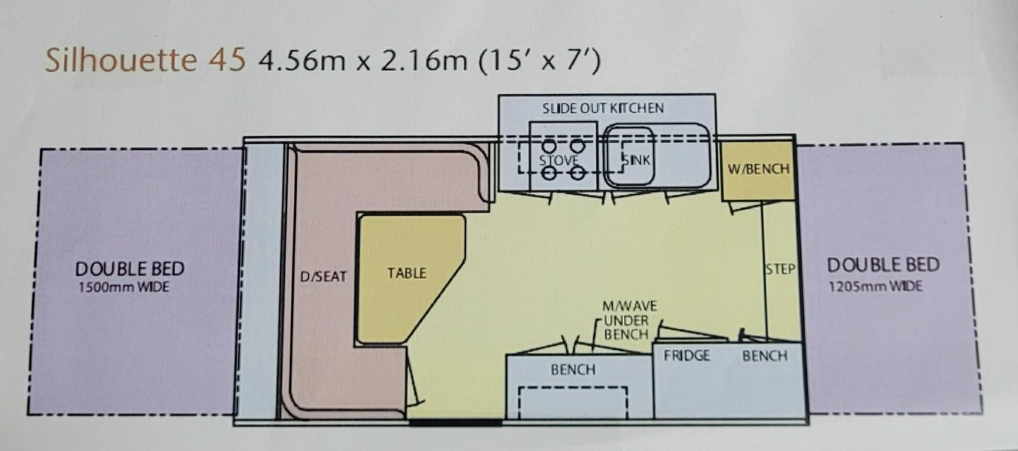 Coromal Silhouette CT14471 floor plan 1