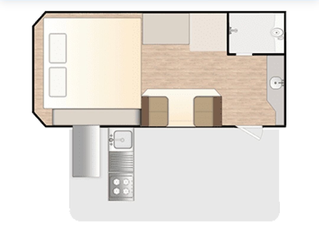 Fantasy Caravan F5-A floor plan 1